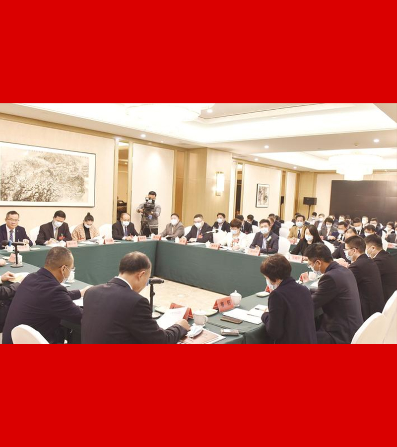 市政协委员分组讨论“两会”有关报告